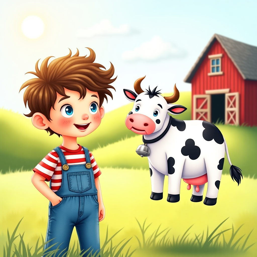 Tommy and Milky: The Flying Cow Adventure