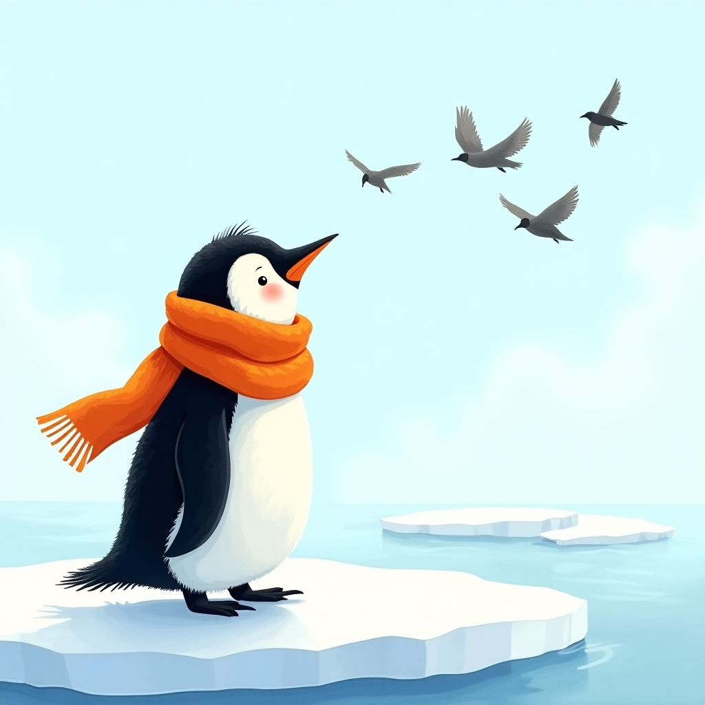 Percy the Penguin's Flying Dream