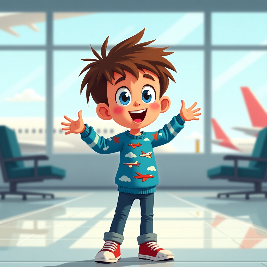 Tims erster Flug